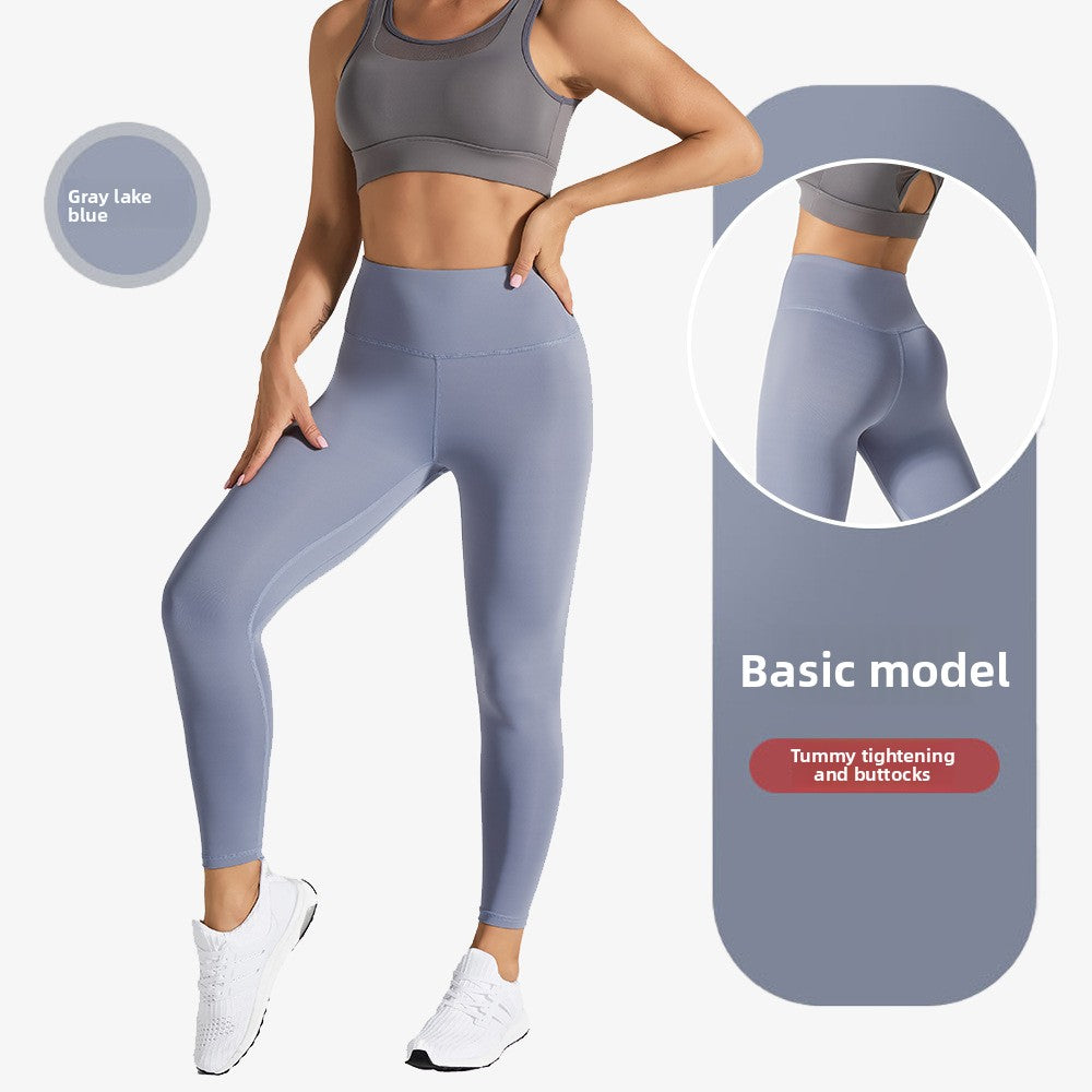 New outdoor dry slim women long-sleeved sweat-absorbing sunscreen jacket high waist elastic pants fitness sports yoga suit set