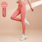 Seamless Nude Feel High Waist Peach Yoga Pants High Elasticity Butt Lifting Tight Breathable Quick Dry Running Workout Leggings
