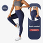 New outdoor dry slim women long-sleeved sweat-absorbing sunscreen jacket high waist elastic pants fitness sports yoga suit set