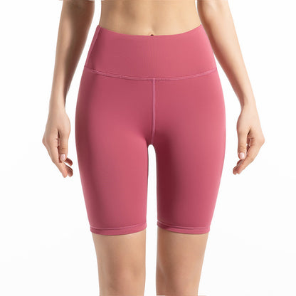 Seamless Nude Feel High Waist Peach Yoga Pants High Elasticity Butt Lifting Tight Breathable Quick Dry Running Workout Leggings