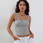 European and American women's clothing Spice Girls suspender vest new lace pure desire wind top bottoming knitted sweater fashion
