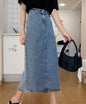 Ladies' High Waist Slim Fit Waist Cinching Skirt