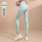 Seamless Nude Feel High Waist Peach Yoga Pants High Elasticity Butt Lifting Tight Breathable Quick Dry Running Workout Leggings