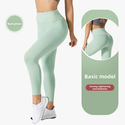 New outdoor dry slim women long-sleeved sweat-absorbing sunscreen jacket high waist elastic pants fitness sports yoga suit set