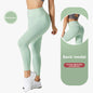 New outdoor dry slim women long-sleeved sweat-absorbing sunscreen jacket high waist elastic pants fitness sports yoga suit set