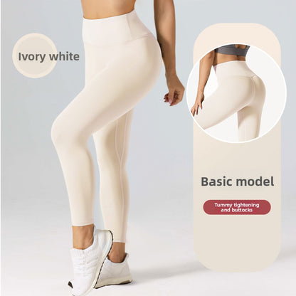 New outdoor dry slim women long-sleeved sweat-absorbing sunscreen jacket high waist elastic pants fitness sports yoga suit set