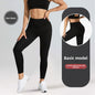 New outdoor dry slim women long-sleeved sweat-absorbing sunscreen jacket high waist elastic pants fitness sports yoga suit set